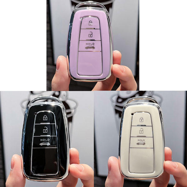 For Toyota 3 button TPU protective key case,please choose the color