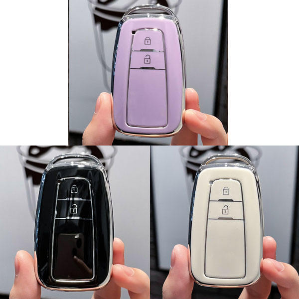 For Toyota 2 button TPU protective key case,please choose the color