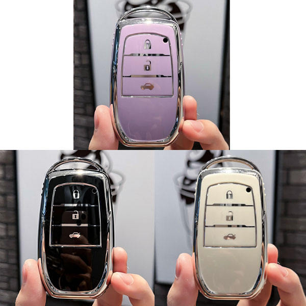 For Toyota 3 button TPU protective key case,please choose the color