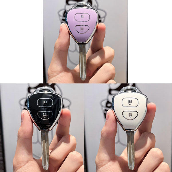 For Toyota 2 button TPU protective key case,please choose the color