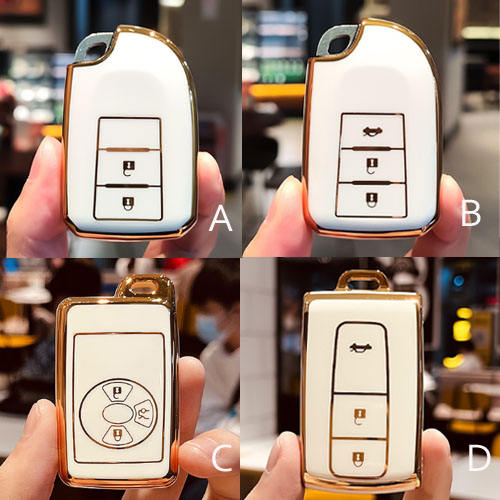 For Toyota 2/3 button TPU protective key case, please choose the model (A/B/C/D)