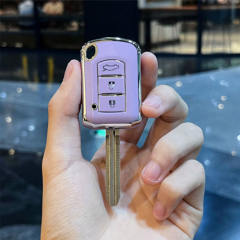 For Mitsubishi 3 button TPU protective key case, please choose the color