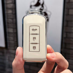 For Mitsubishi 3 button TPU protective key case, please choose the color