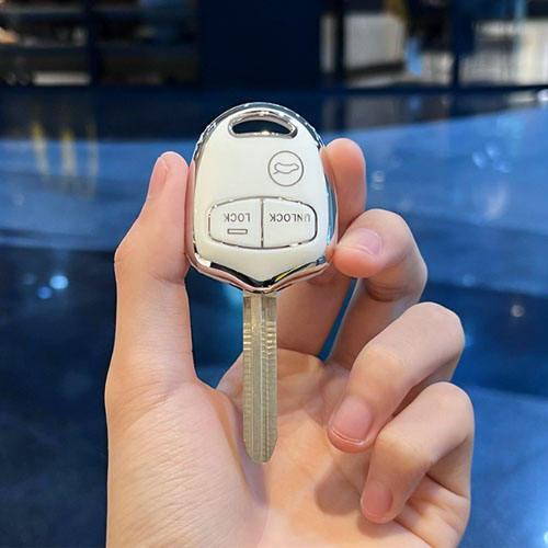 For Mitsubishi 3 button TPU protective key case, please choose the color