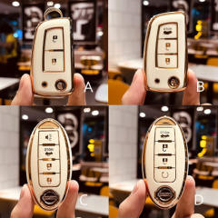 For Nissan 2/3/4 button TPU protective key case,please choose the model(A/B/C/D)