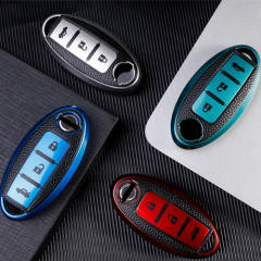 For Nissan 3 button TPU protective key case, please choose the color