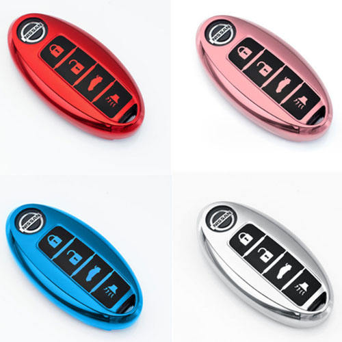 For Nissan 4 button TPU protective key case, please choose the color