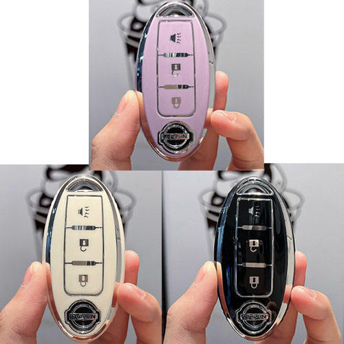 For Nissan 3 button TPU protective key case, please choose the color