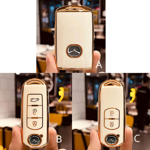 For Mazda 2/3 button TPU protective key case, please choose the model (A/B/C)