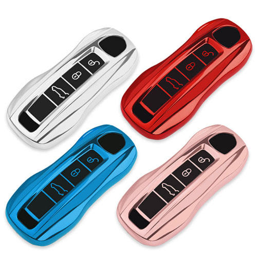 For Porsche 3 button TPU protective key case, please choose the color