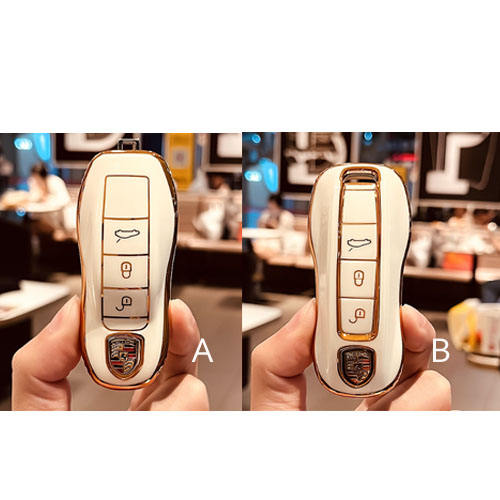 For Porsche 3 button TPU protective key case,please choose the model(A/B)