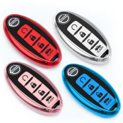 For Nissan 4 button TPU protective key case, please choose the color