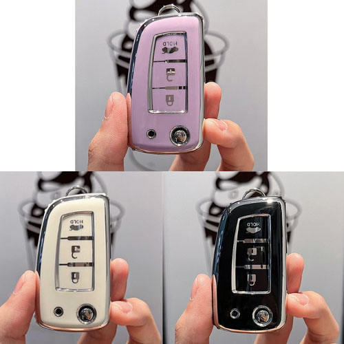 For Nissan 3 button TPU protective key case, please choose the color
