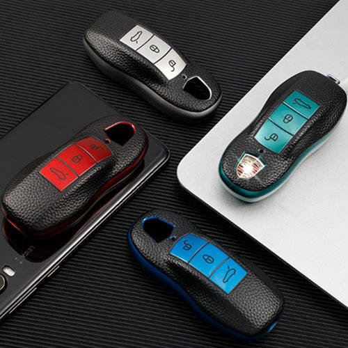 For Porsche 3 button TPU protective key case, please choose the color