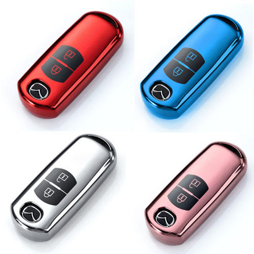 For Mazda 2 button TPU protective key case, please choose the color