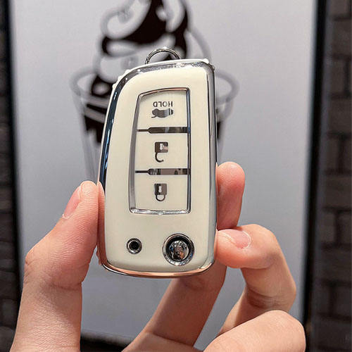 For Nissan 3 button TPU protective key case, please choose the color