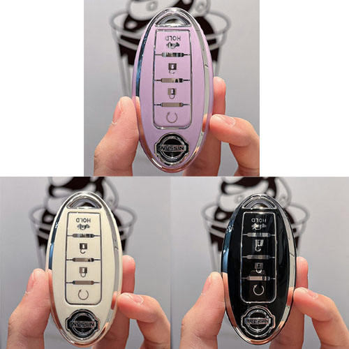 For Nissan 4 button TPU protective key case, please choose the color