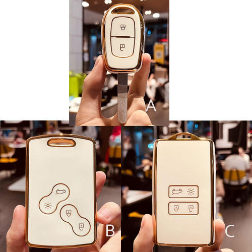 For Re-nault 2/4 button TPU protective key case,please choose the model(A/B/C)