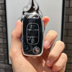 For Re-nault 3 button TPU protective key case, please choose the color