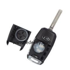 For Kia 2/3/4 button flip key shell (Please choose model A/B/C and key blade )