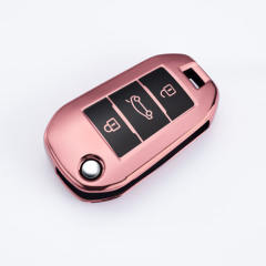 For Peugeot 3 button TPU protective key case, please choose the color