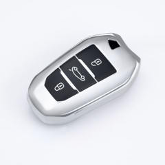 For Peugeot 3 button TPU protective key case, please choose the color