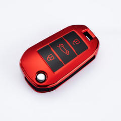 For Peugeot 3 button TPU protective key case, please choose the color