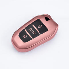 For Peugeot 3 button TPU protective key case, please choose the color