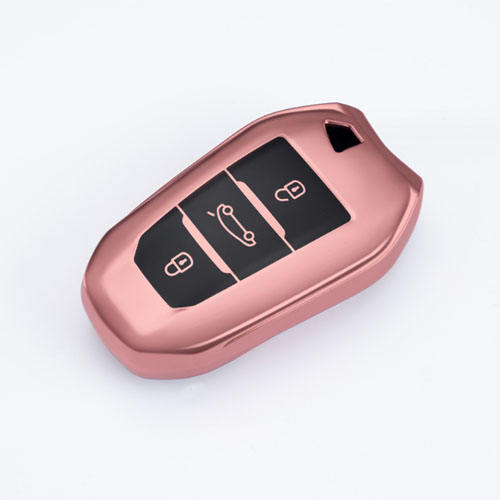 For Peugeot 3 button TPU protective key case, please choose the color