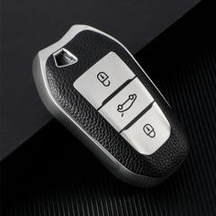 For Peugeot 3 button TPU protective key case, please choose the color