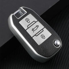 For Peugeot 3 button TPU protective key case, please choose the color