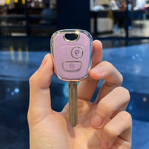 For Peugeot 2 button TPU protective key case, please choose the color