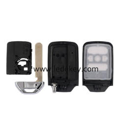 Honda 2/3/4/5 button smart key shell with blade (Please choose model A/B/C/D/E/F/G/H/I/J)