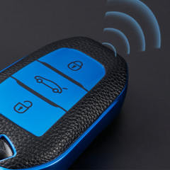 For Peugeot 3 button TPU protective key case, please choose the color
