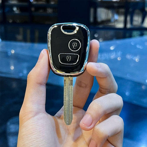 For Peugeot 2 button TPU protective key case, please choose the color