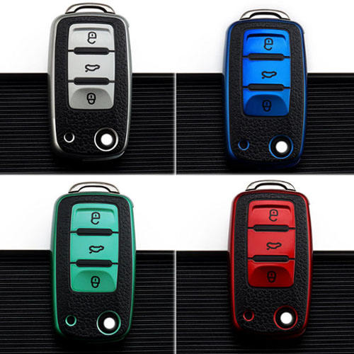 For VW 3 button TPU protective key case, please choose the color