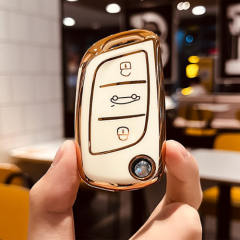 For Peugeot 2/3 button TPU protective key case,please choose the model(A/B/C)