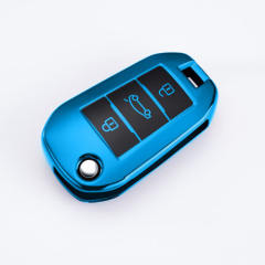 For Peugeot 3 button TPU protective key case, please choose the color