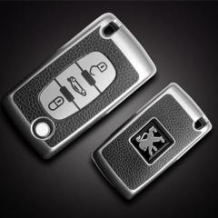 For Peugeot 3 button TPU protective key case, please choose the color