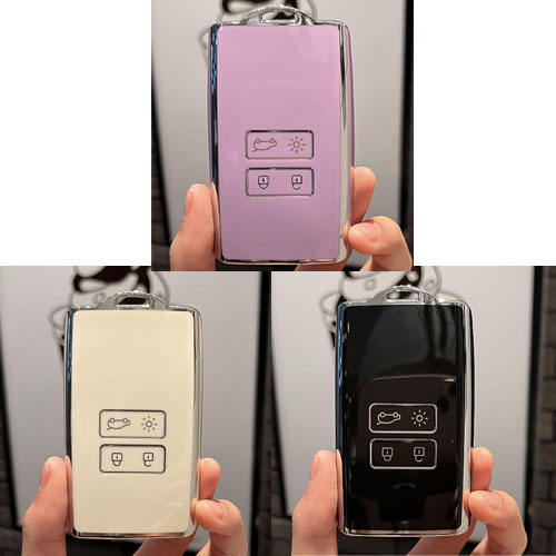 For Re-nault 4 button TPU protective key case, please choose the color