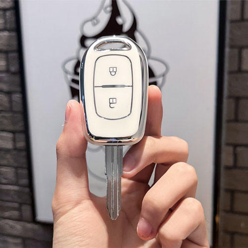 For Re-nault 2 button TPU protective key case, please choose the color