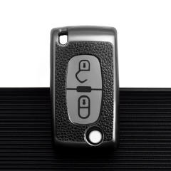 For Peugeot 2 button TPU protective key case, please choose the color