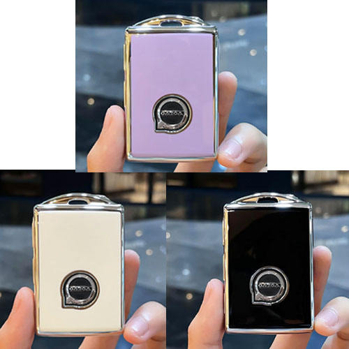 For Volvo 3 button TPU protective key case, please choose the color