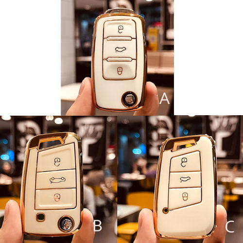 For VW 3 button TPU protective key case,please choose the model(A/B/C)