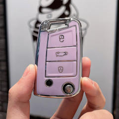 For VW 3 button TPU protective key case, please choose the color