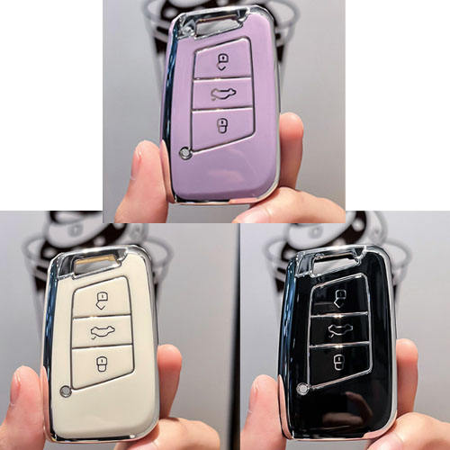 For VW 3 button TPU protective key case, please choose the color