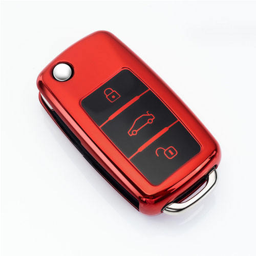 For VW 3 button TPU protective key case, please choose the color
