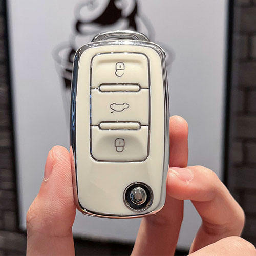 For VW 3 button TPU protective key case, please choose the color