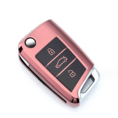 For VW 3 button TPU protective key case, please choose the color