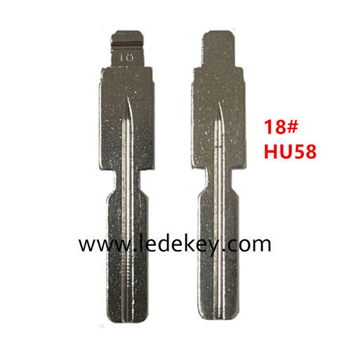 18# HU58 key blade for BMW for KD and VVDI Remote master